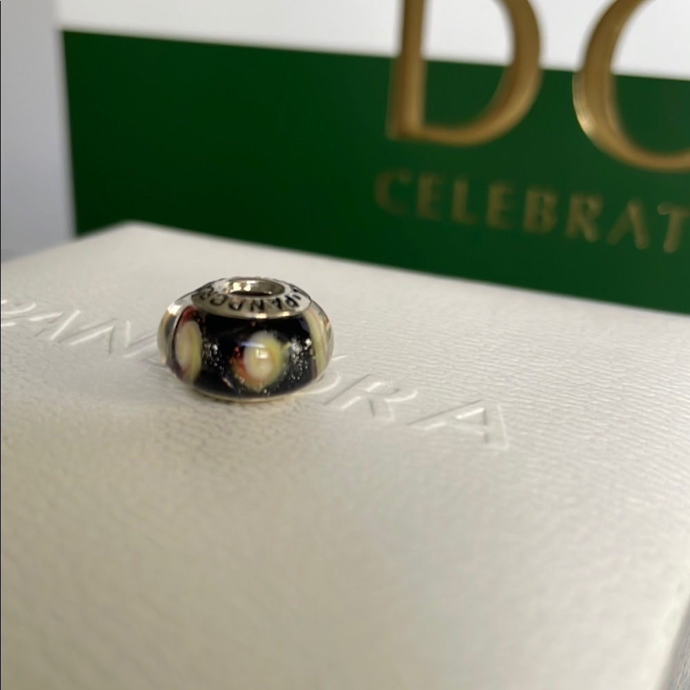 Pandora Cosmic Galaxy Murano Charm